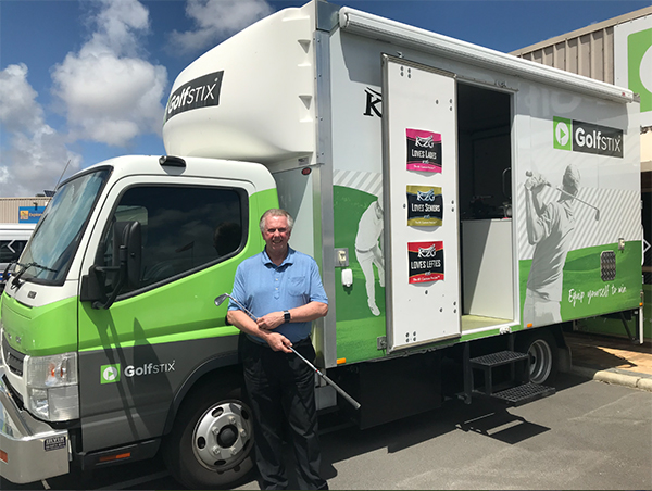 Mobile Golf Tour Van – we can repair your clubs on the course